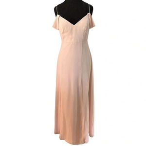 Jenny Yoo Collection Pale Pink Sweatheart Neckline Chiffon Gown Size 6